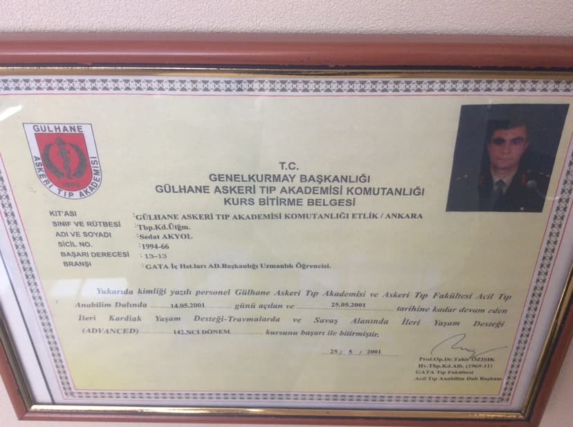 Kurs bitirme belgesi