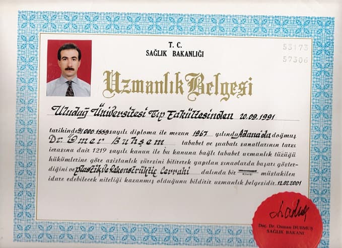 Uzmanlık Belgesi