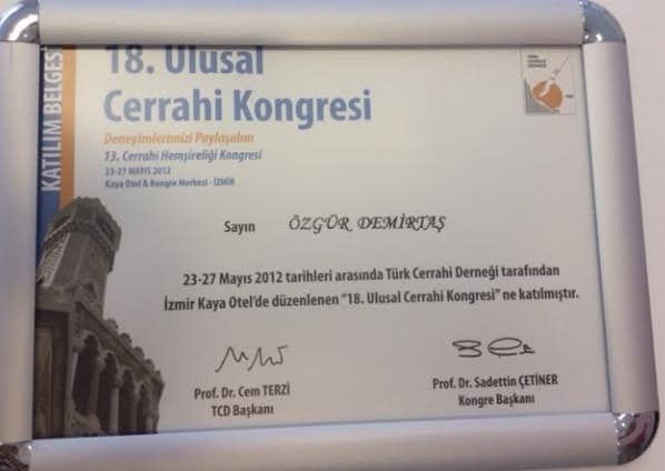 18.  Ulusal Cerrahi Kongresi