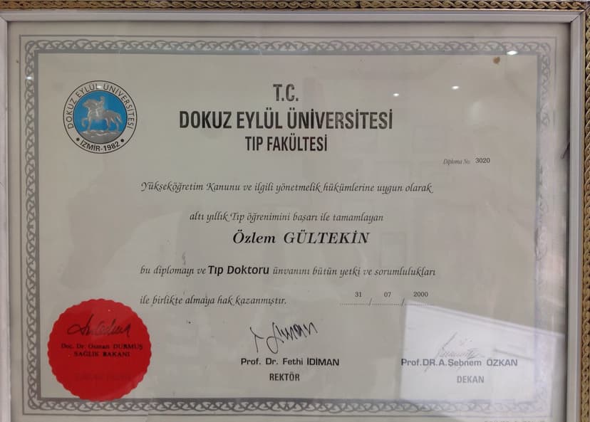 Tıp Doktoru Diploması