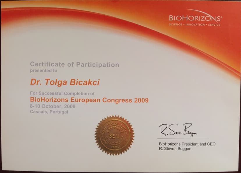 Certificate of Participation