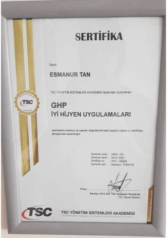 GHP İYİ HİJYEN UYGULAMALARI