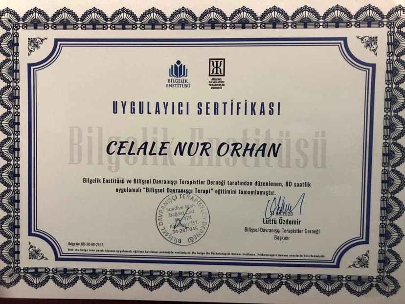 Bilişsel Davranışçı Terapi