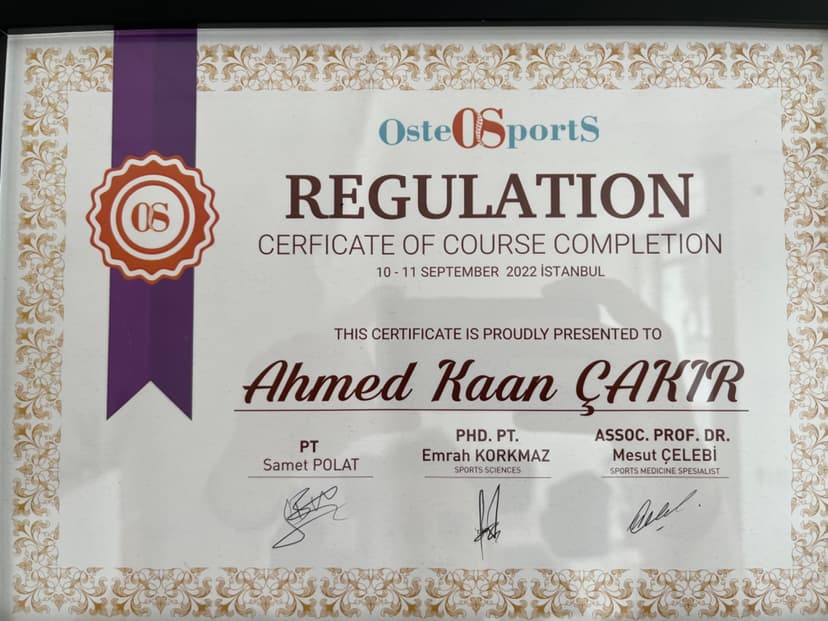 Osteosports - Regulatıon