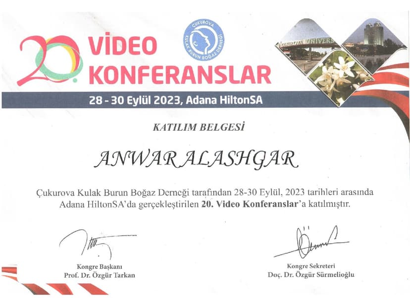 20. Video Konferanslar