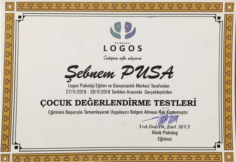Çocuk Değerlendirme Testleri