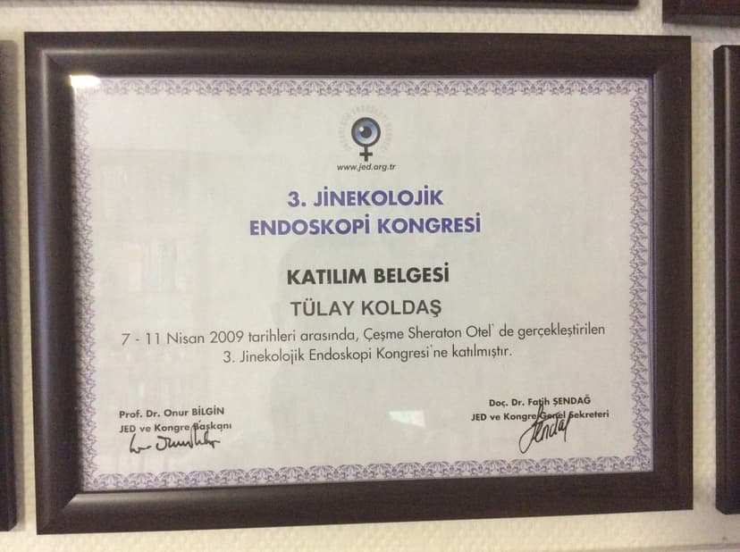 Katılım Sertifikası