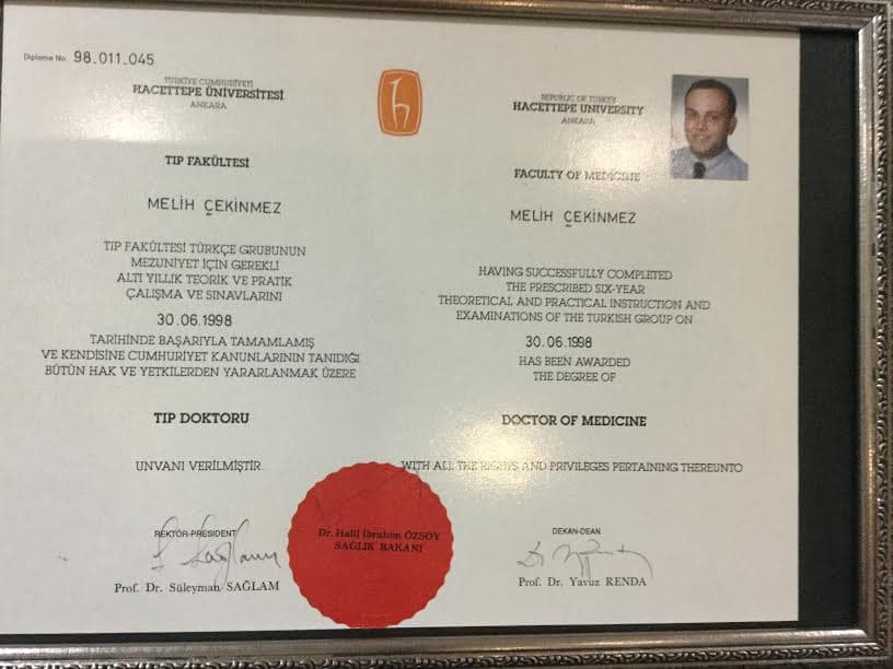 Hacettepe Üniversitesi Tıp Doktoru Ünvanı