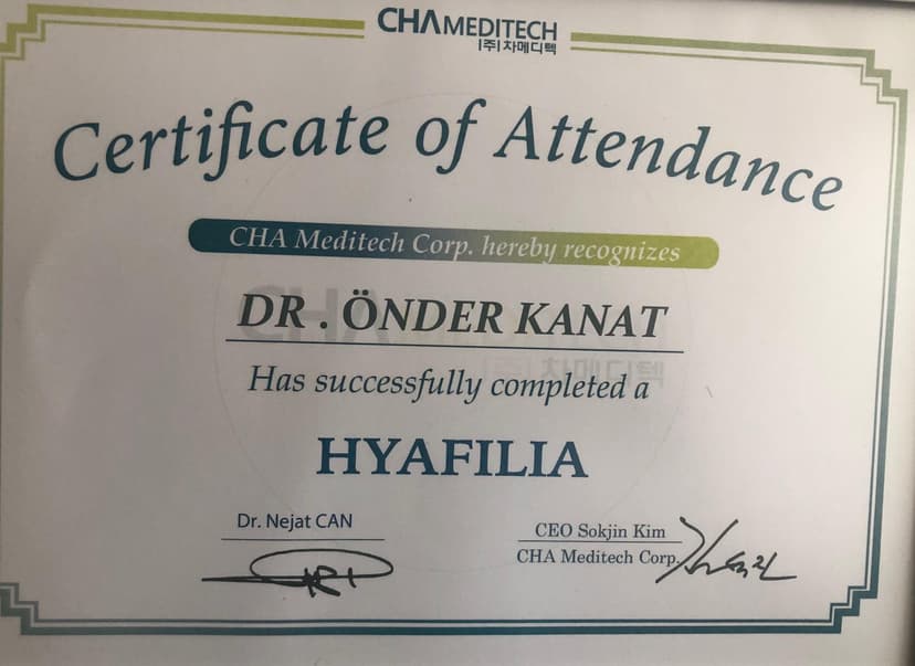 Dolgu Uygulama Sertifikası