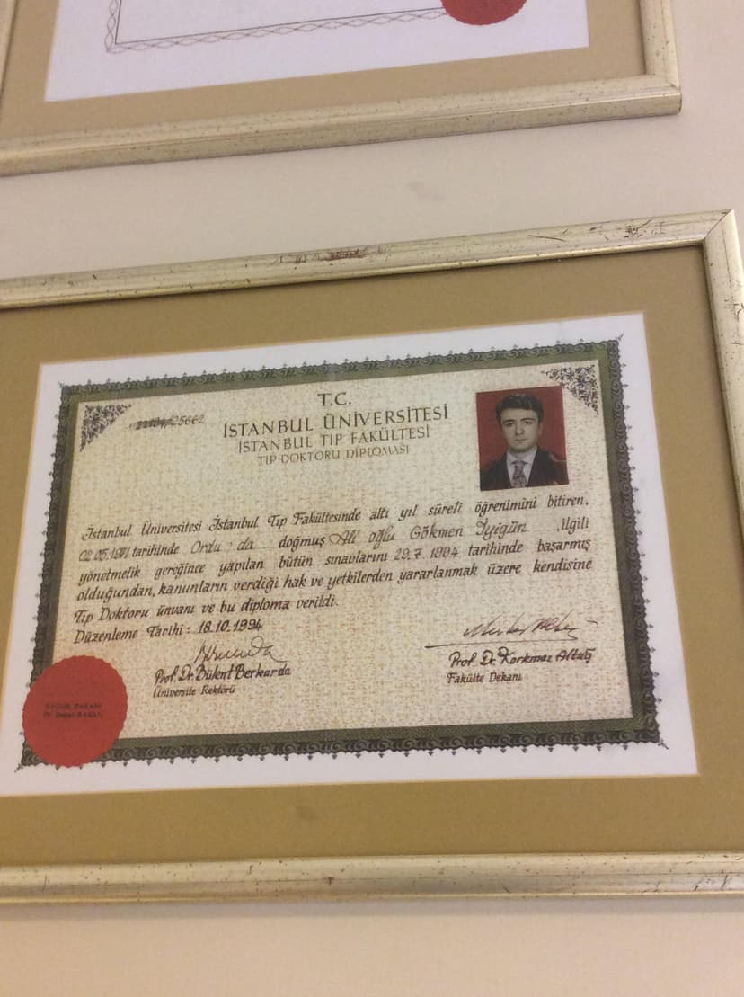 Tıp Doktoru Diploması