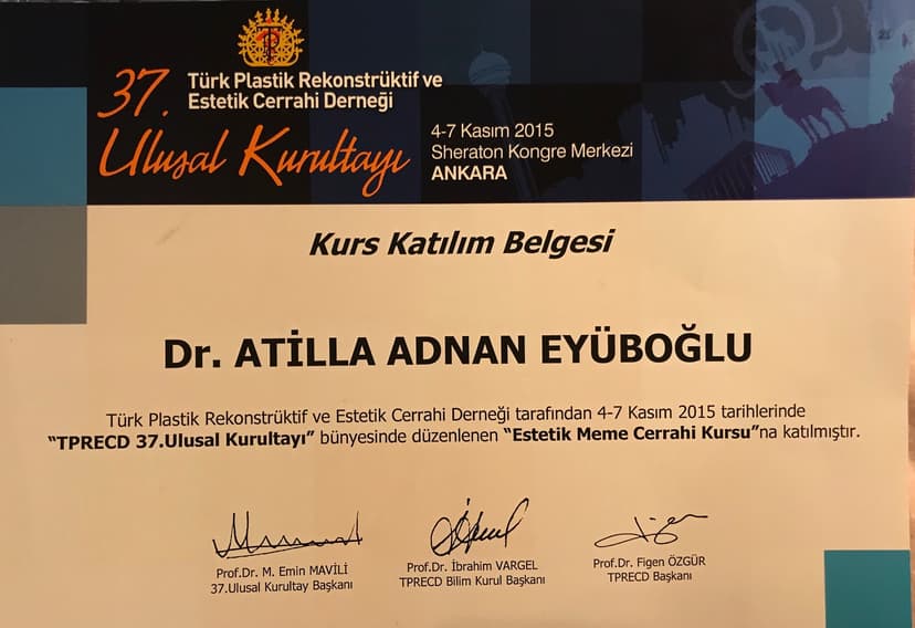 Estetik Meme Cerrahi Kursu