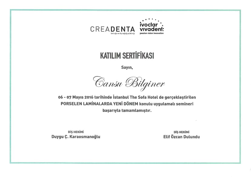 Porselen Laminalarda Yeni Dönem Uygulamalı Semineri