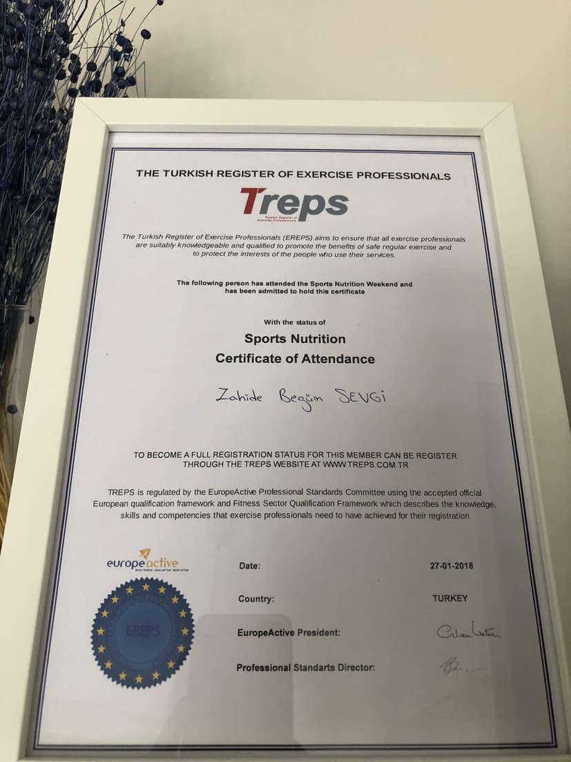 Sports Nutrition Weekend - TREPS (2018)