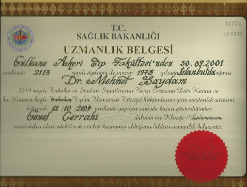 Uzmanlık Diploması