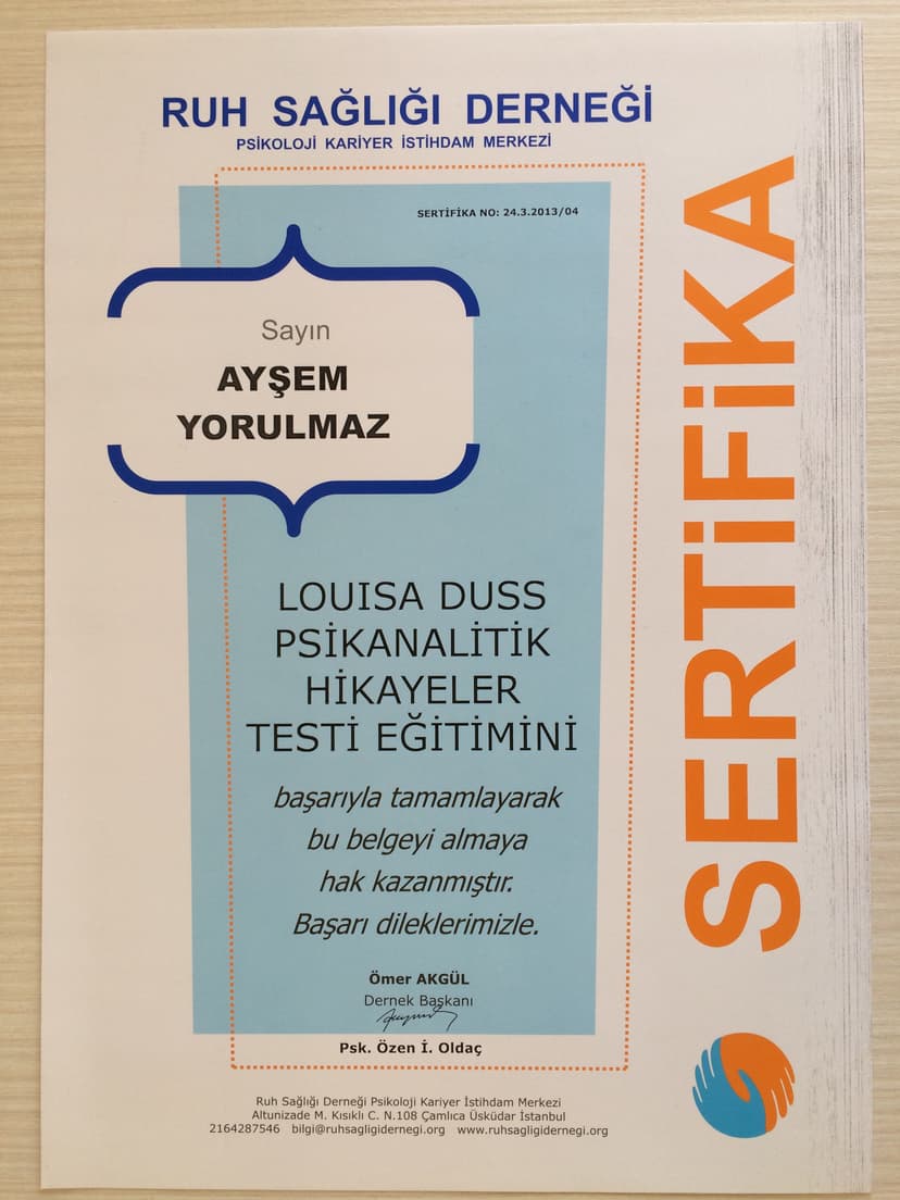 Louisa Duss - Psikanalitik Hikayeler Testi