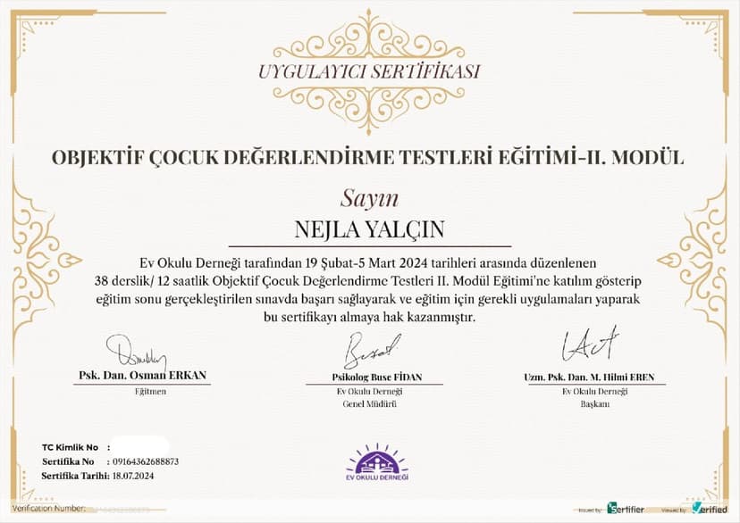 Objektif Çocuk Testleri 2