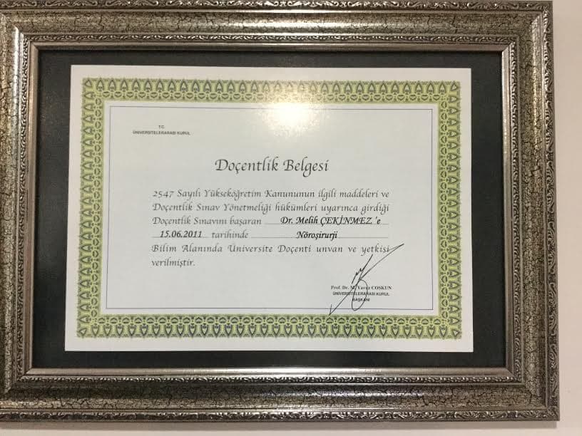 Doçentlik Belgesi