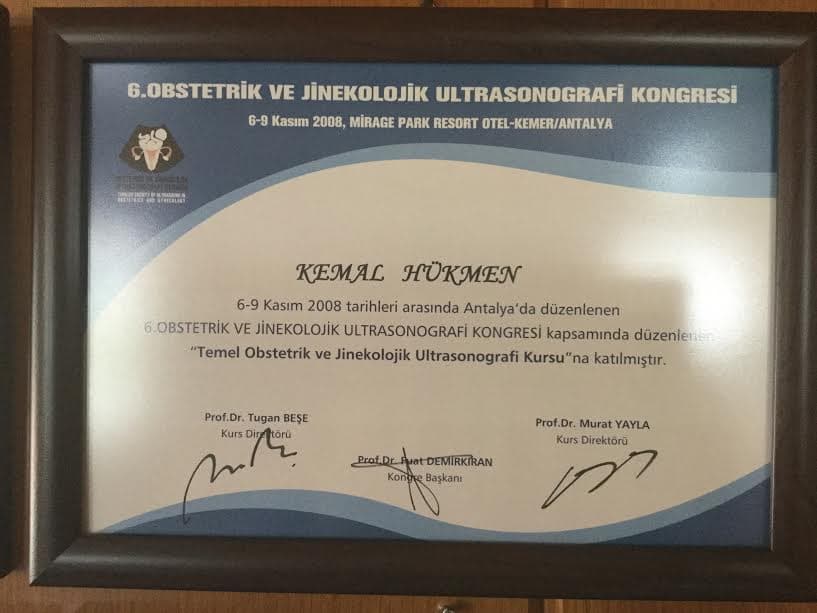 6. Obstetrik ve Jinekolojik Ultrasonografi Kongresi