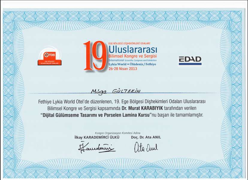 Dijital Gülümseme Tasarımı ve Porselen Lamina Kursu