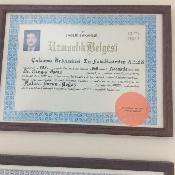 Uzmanlık Belgesi