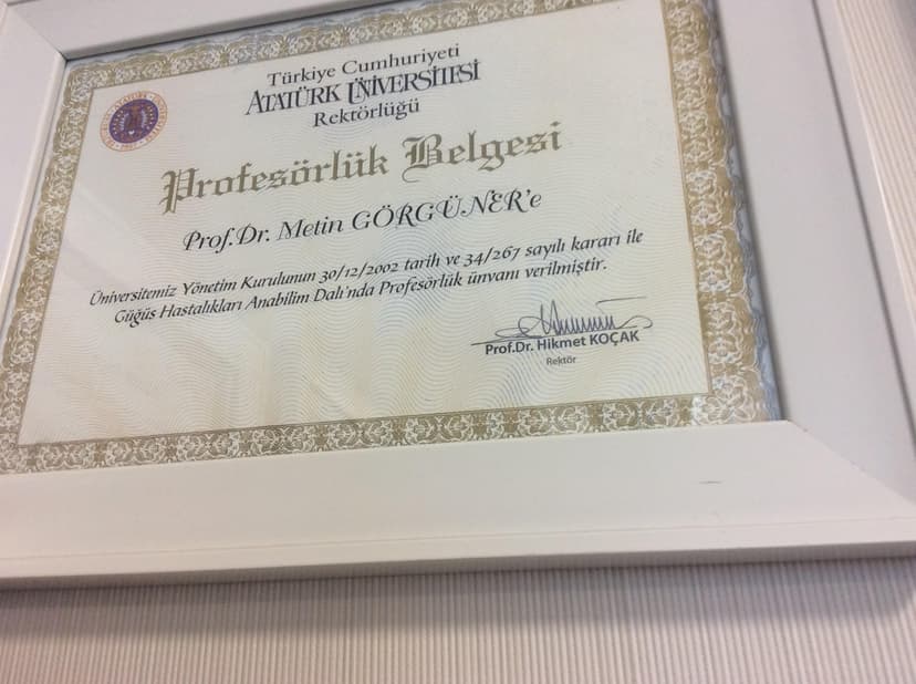 Profesörlük Belgesi