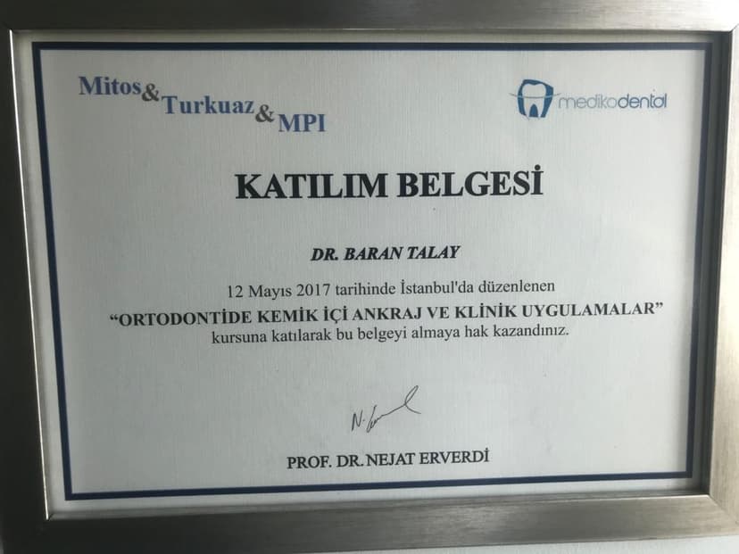 Ortodontide kemik içi ankraj ve klinik uygulamalar