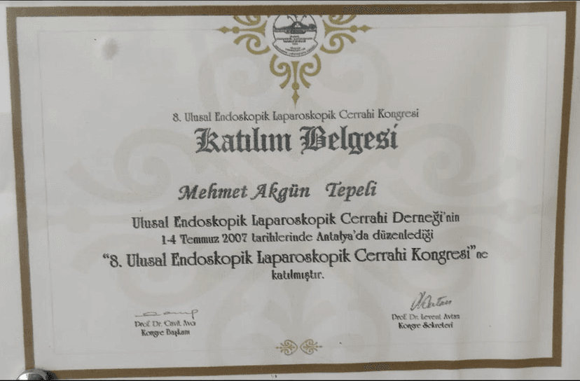 8. Ulusal Endoskoik Laparoskopik Cerrahi Kongresi