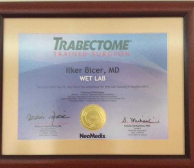 Trabectome Trained Surgeon