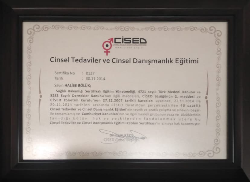 Cinsel tedaviler ve Cinsel Danışmanlık