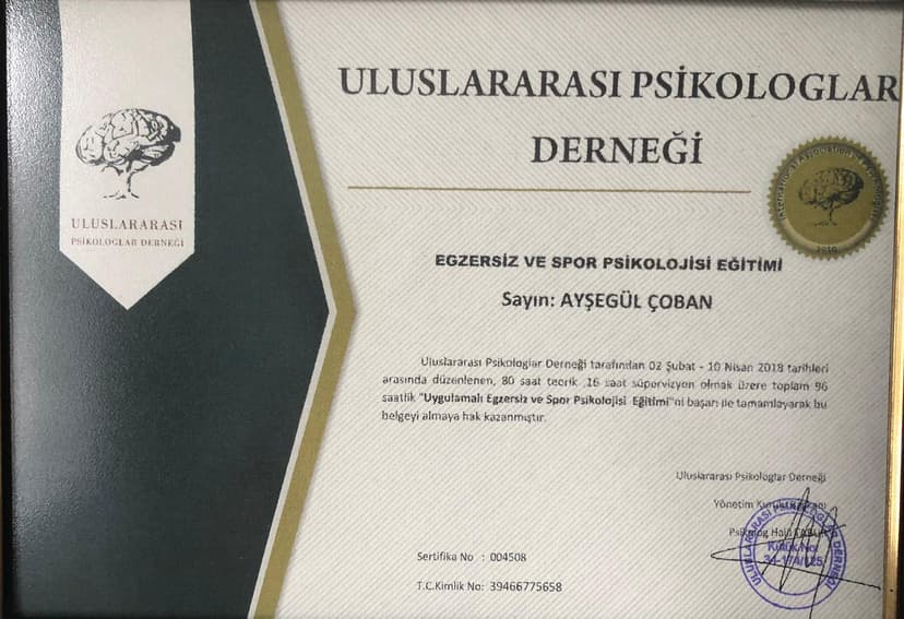 Uygulamalı Egzersiz ve Spor Psikolojisi Eğitimi