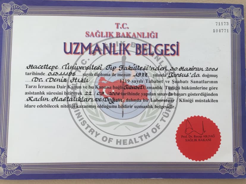 Uzmanlık Belgesi