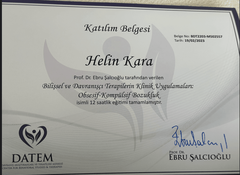 Obsesif Kompülsif Bozukluk