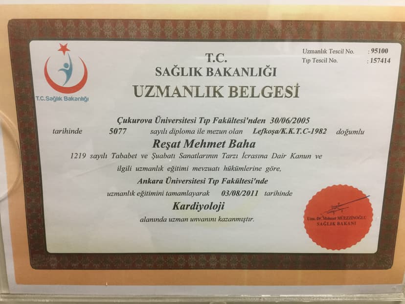 Uzmanlık Belgesi
