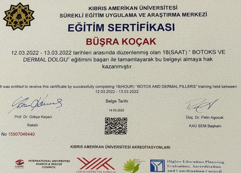 Botoks ve Dermal Dolgu