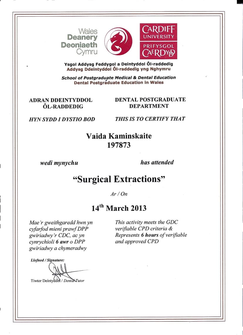 Surgical Extractions
