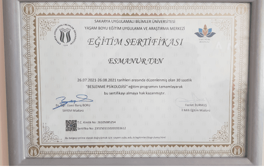 BESLENME PSİKOLOJİSİ