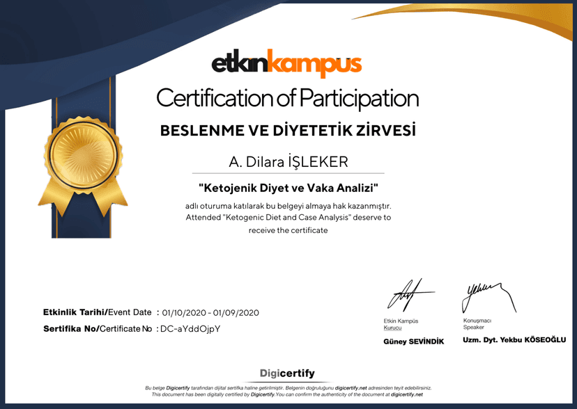 Ketojenik Diyet ve Vaka Analizi