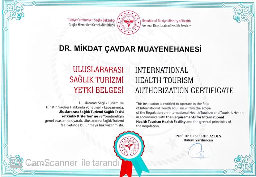 sağlık turizmi yetki belgesi