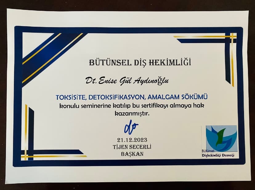 Bütünsel diş hek Toksisite Eğitimi