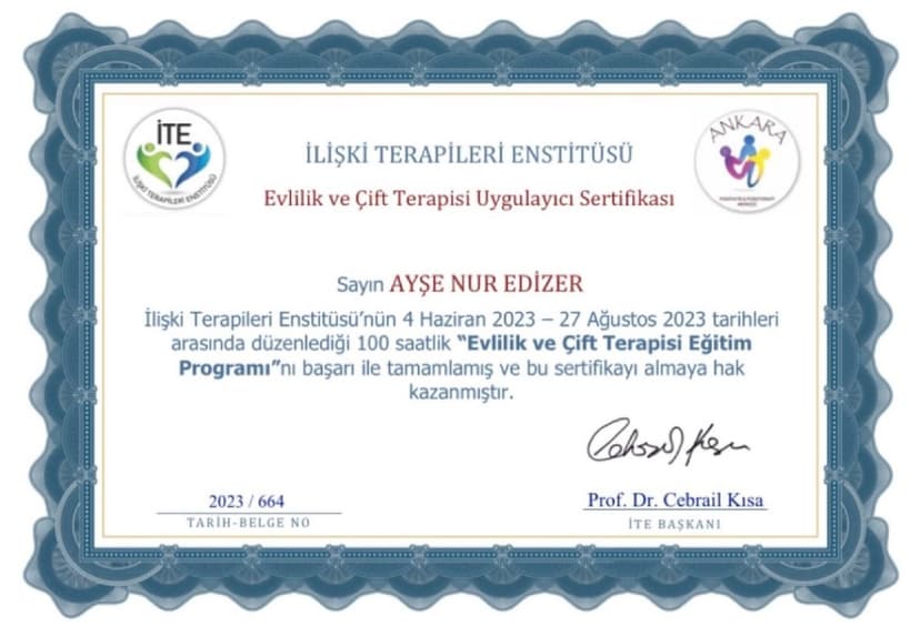 Evlilik ve Çift Terapisi