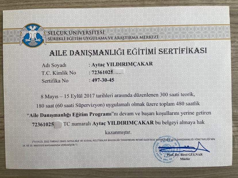 AİLE DANIŞMANLIĞI