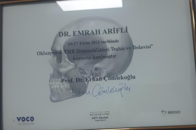 OKLUZYON & TME DÜZENSİZLİKLERİ TEŞHİS VE TEDAVİSİ