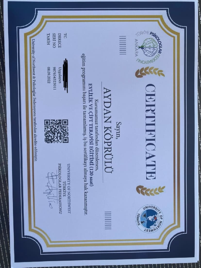 Evlilik ve Çift Terapisi