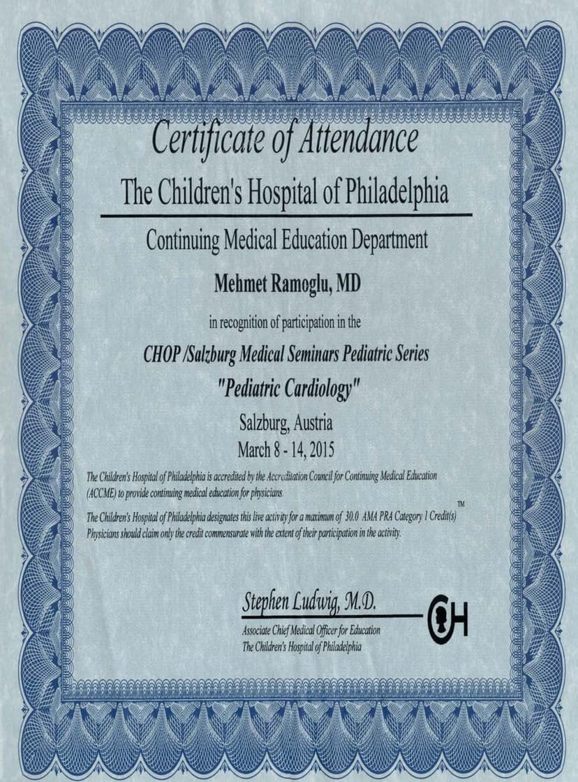 CHOP/Salzburg Çocuk Kardiyolojisi Devamlı Eğitim Programı