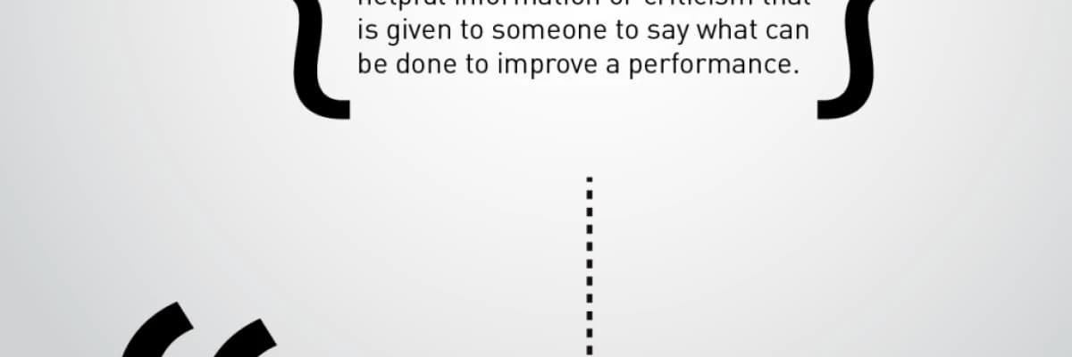 Geri bildirim mi? Eleştiri mi?