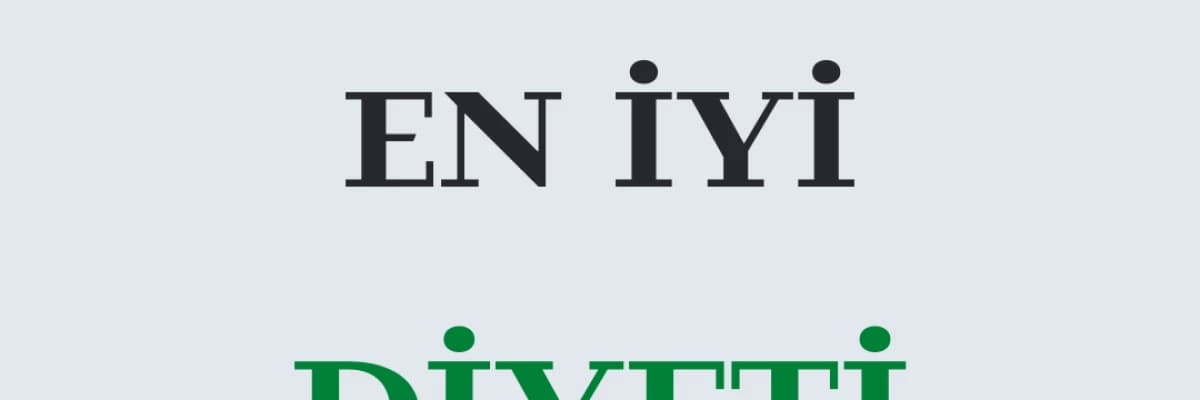 Dünyanın en iyi diyeti