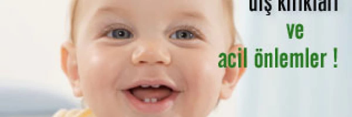 Çocuklarda diş kırıkları ve acil önlemler !