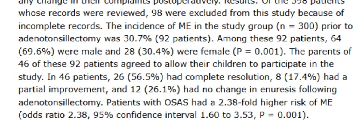 Improvement of monosymptomatic enuresis after adenotonsillectomy in children with obstructive sleep apnea syndrome(scı-scı expandıe)