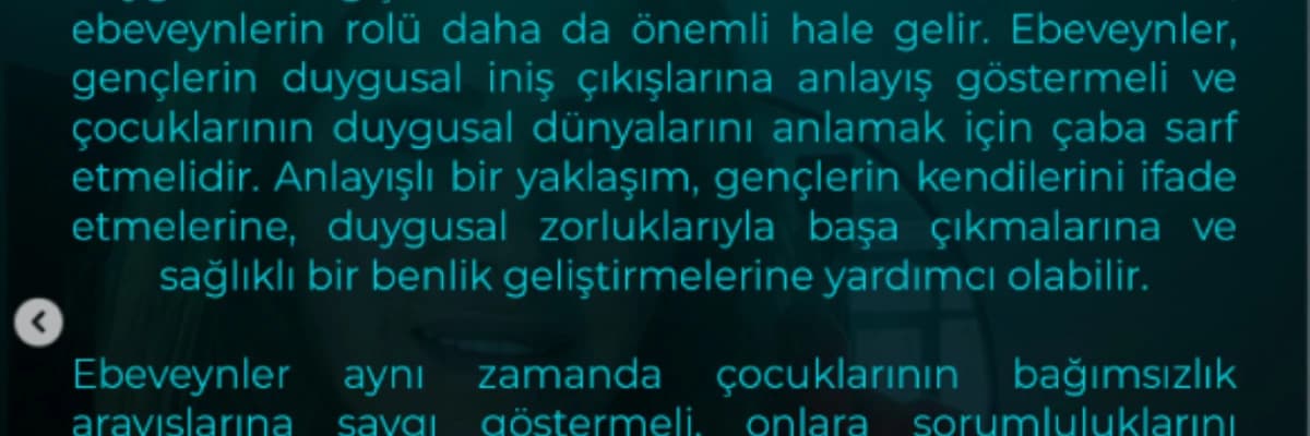 Ergenlik Döneminde Ebeveynlik