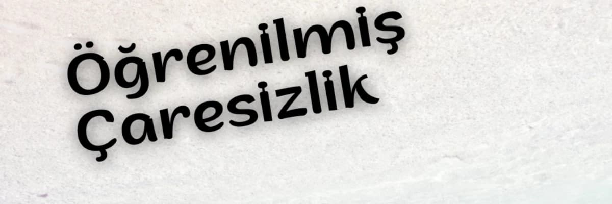 ÖĞRENİLMİŞ ÇARESİZLİK